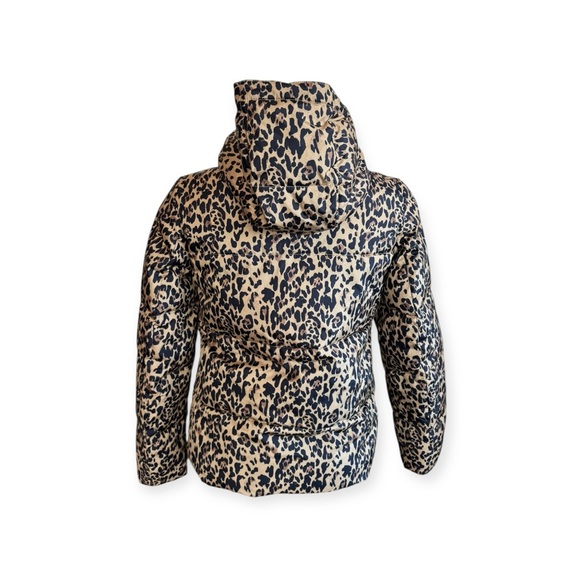 J. Crew puffy coat animal pattern removable hood XXS - Picture 4 of 12